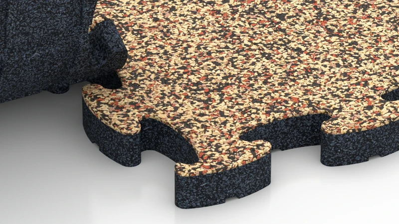 Optimised jigsaw interlock without bevel