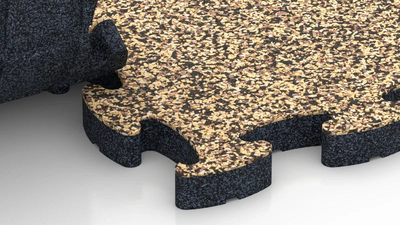 Optimised jigsaw interlock without bevel