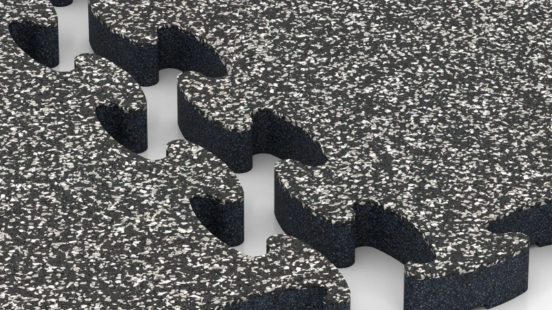 Optimised jigsaw interlock without bevel