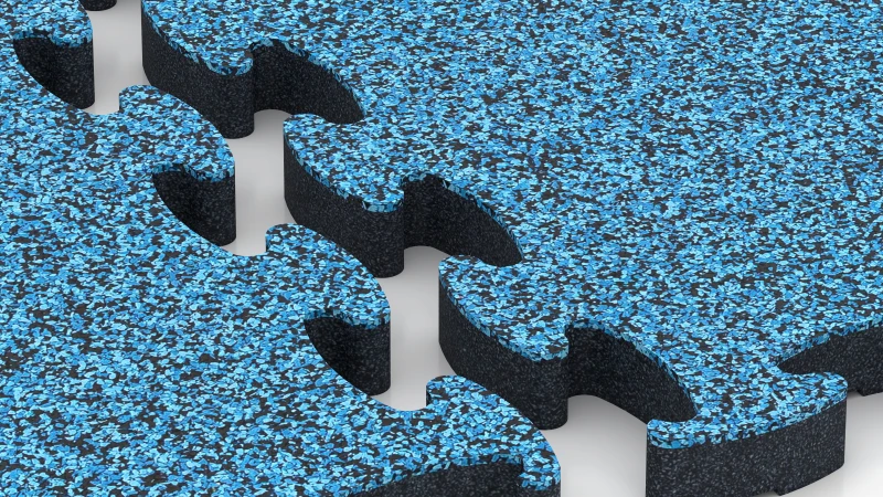 Optimised jigsaw interlock without bevel