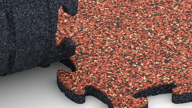 Optimised jigsaw interlock without bevel