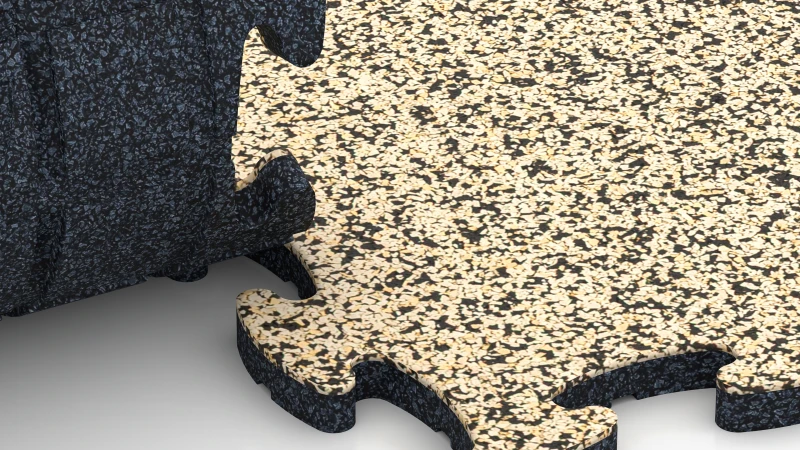 Optimised jigsaw interlock without bevel