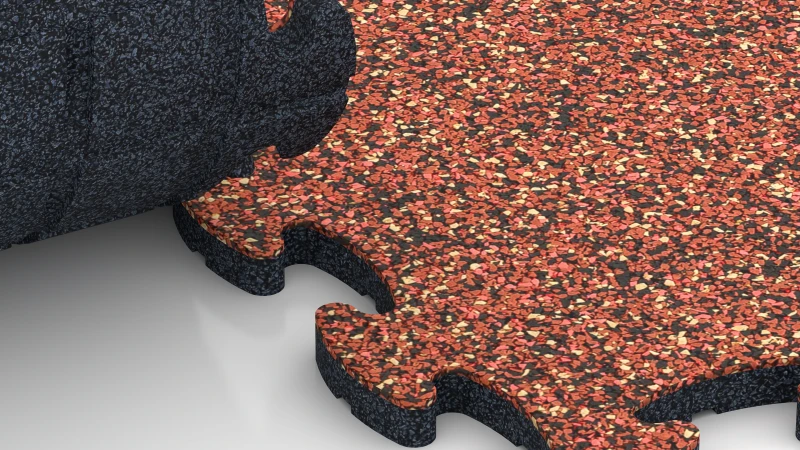 Optimised jigsaw interlock without bevel