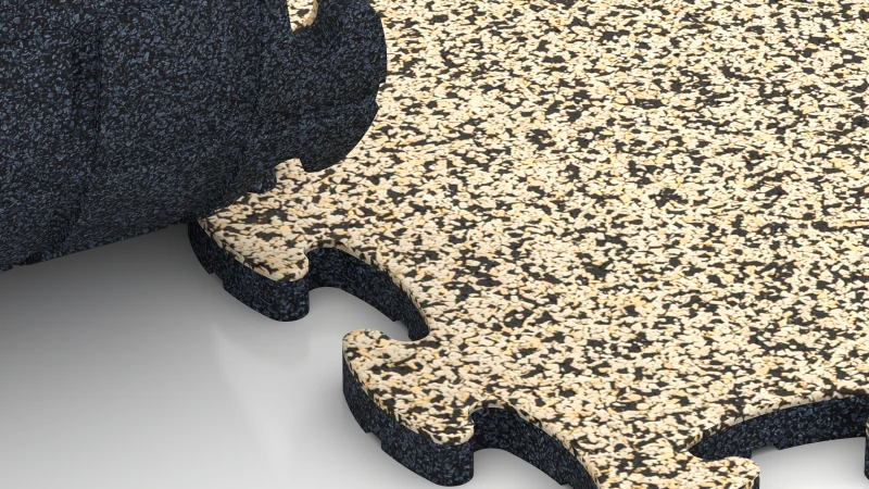 Optimised jigsaw interlock without bevel