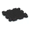 Aufsicht auf die Unterseite, also die Bodenseite von WARCO-Formteil 2847 - Outdoor click tile im Format 500 x 500 x 40 mm.
