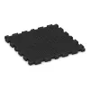 Aufsicht auf die Unterseite, also die Bodenseite von WARCO-Formteil 4070 - Dog floor tile im Format 1000 x 1000 x 40 mm.