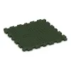 Aufsicht auf die Unterseite, also die Bodenseite von WARCO-Formteil 4072 - Dog floor tile im Format 1000 x 1000 x 40 mm.