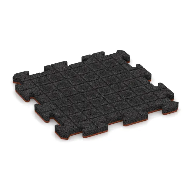 Aufsicht auf die Unterseite, also die Bodenseite von WARCO-Formteil 5294 - Pool Decking Tile im Format 500 x 500 x 30 mm.