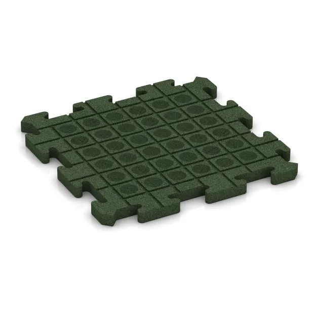 Aufsicht auf die Unterseite, also die Bodenseite von WARCO-Formteil 2805 - Dog sports floor HD im Format 500 x 500 x 30 mm.