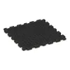 Aufsicht auf die Unterseite, also die Bodenseite von WARCO-Formteil 3225 - Playground flooring im Format 1000 x 1000 x 30 mm.