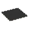 Aufsicht auf die Unterseite, also die Bodenseite von WARCO-Formteil 6012 - Fitness Floor Protection Mat im Format 1000 x 1000 x 30 mm.