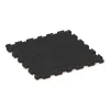 Aufsicht auf die Unterseite, also die Bodenseite von WARCO-Formteil 5826 - Indoor click tile im Format 1000 x 1000 x 30 mm.