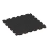 Aufsicht auf die Unterseite, also die Bodenseite von WARCO-Formteil 6015 - Fitness Floor Protection Mat im Format 1000 x 1000 x 30 mm.
