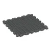 Aufsicht auf die Unterseite, also die Bodenseite von WARCO-Formteil 3375 - Fitness Floor Protection Mat im Format 1000 x 1000 x 30 mm.