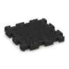 Aufsicht auf die Unterseite, also die Bodenseite von WARCO-Formteil 3060 - Rubber paving im Format 500 x 500 x 50 mm.