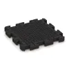 Aufsicht auf die Unterseite, also die Bodenseite von WARCO-Formteil 3064 - Rubber paving im Format 500 x 500 x 50 mm.