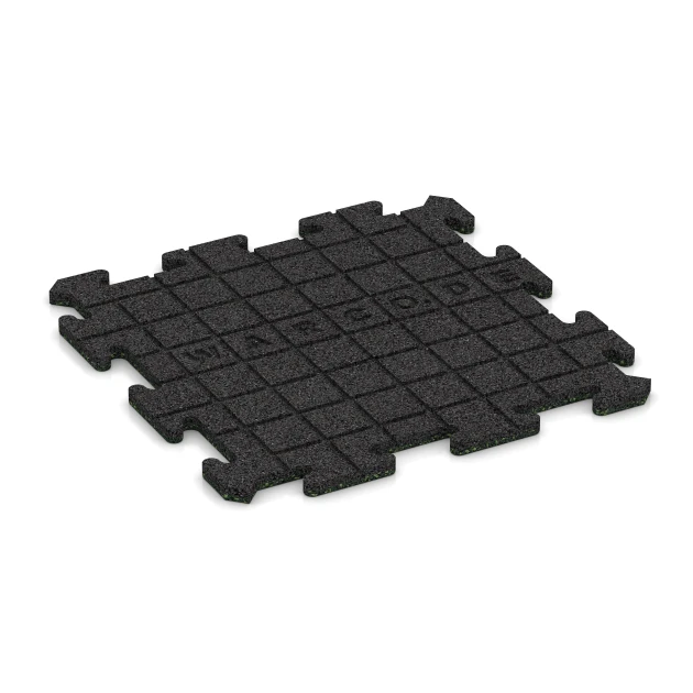 Aufsicht auf die Unterseite, also die Bodenseite von WARCO-Formteil 0050 - Balcony tile im Format 50 x 50 x 1,8 cm | 0,25 m².