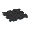 Aufsicht auf die Unterseite, also die Bodenseite von WARCO-Formteil 0134 - Pool Surround Tile im Format 500 x 500 x 18 mm.