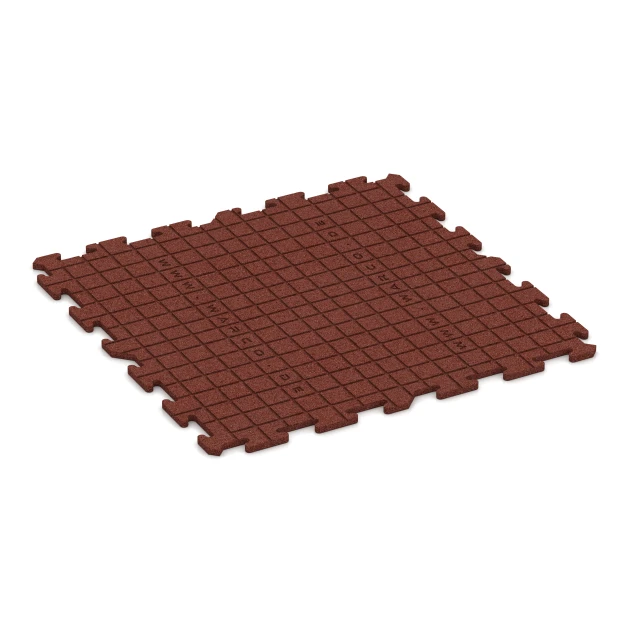Aufsicht auf die Unterseite, also die Bodenseite von WARCO-Formteil 3954 - Dog floor tile im Format 100 x 100 x 1,8 cm | 1,00 m².