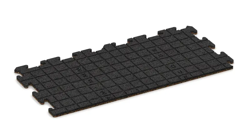 Drainage Grooves in a Square Pattern – 4 mm Deep