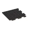 Aufsicht auf die Unterseite, also die Bodenseite von WARCO-Formteil 4800 - Corner Tile HD im Format 485 x 485 x 18 mm.