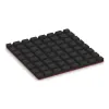 Aufsicht auf die Unterseite, also die Bodenseite von WARCO-Formteil 5474 - Playground Safety Tile 3 cm - EN 1177 ≤ 100 cm im Format 500 x 500 x 30 mm.