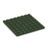 Aufsicht auf die Unterseite, also die Bodenseite von WARCO-Formteil 0576 - Playground safety tile im Format 500 x 500 x 30 mm.