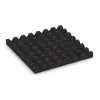 Aufsicht auf die Unterseite, also die Bodenseite von WARCO-Formteil 0645 - Playground safety tile im Format 500 x 500 x 45 mm.
