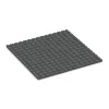 Aufsicht auf die Unterseite, also die Bodenseite von WARCO-Formteil 0759 - Playground safety mat im Format 1000 x 1000 x 30 mm.