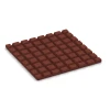 Aufsicht auf die Unterseite, also die Bodenseite von WARCO-Formteil 3966 - Dog resting mat im Format 50 × 50 × 2,5 cm.