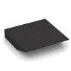 Aufsicht auf die Unterseite, also die Bodenseite von WARCO-Formteil 3837 - Edge tile (one chamfered side) im Format 500 x 500 x 100 mm.