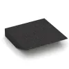 Aufsicht auf die Unterseite, also die Bodenseite von WARCO-Formteil 3819 - Edge tile (one chamfered side) im Format 500 x 500 x 100 mm.