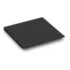 Aufsicht auf die Unterseite, also die Bodenseite von WARCO-Formteil 0473 - Corner tile (two chamfered sides) im Format 500 x 500 x 40 mm.