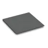 Aufsicht auf die Unterseite, also die Bodenseite von WARCO-Formteil 0466 - Corner tile (two chamfered sides) im Format 500 x 500 x 30 mm.