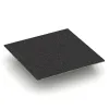 Aufsicht auf die Unterseite, also die Bodenseite von WARCO-Formteil 3830 - Corner tile (two chamfered sides) im Format 500 x 500 x 100 mm.