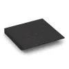 Aufsicht auf die Unterseite, also die Bodenseite von WARCO-Formteil 0491 - Corner tile (two chamfered sides) im Format 500 x 500 x 65 mm.