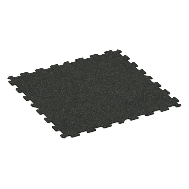 Aufsicht auf die Unterseite, also die Bodenseite von WARCO-Formteil 1058 - Fitness Floor Compact im Format 970 x 970 x 8 mm.