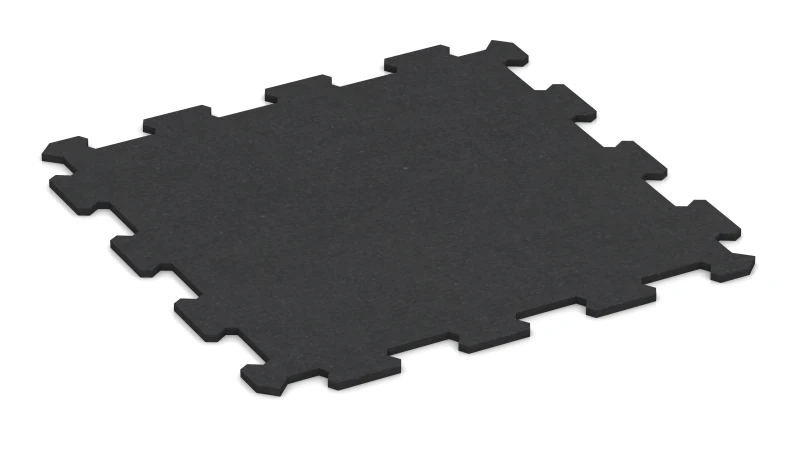 Reversible Tile, Uniform Rubber Granulate