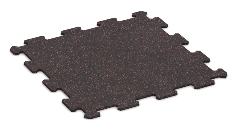 Reversible Tile, Uniform Rubber Granulate