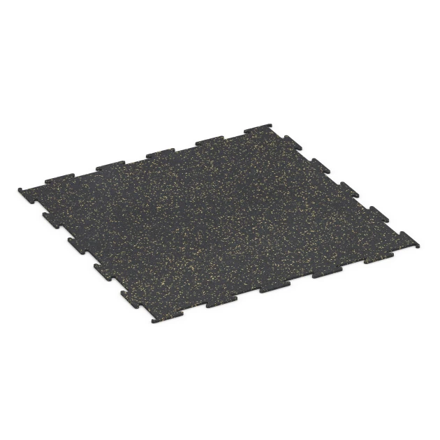 Aufsicht auf die Unterseite, also die Bodenseite von WARCO-Formteil 6454 - Fitness Floor Compact im Format 100 × 100 × 0,8 cm.
