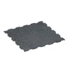 Aufsicht auf die Unterseite, also die Bodenseite von WARCO-Formteil 6457 - Fitness Floor Compact im Format 50 × 50 × 0,8 cm.