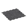 Aufsicht auf die Unterseite, also die Bodenseite von WARCO-Formteil 6458 - Fitness Floor Compact im Format 50 × 50 × 0,8 cm.