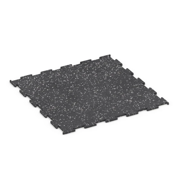 Aufsicht auf die Unterseite, also die Bodenseite von WARCO-Formteil 6458 - Fitness Floor Compact im Format 50 × 50 × 0,8 cm.