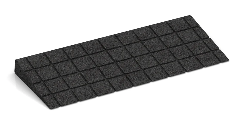 Drain channels in square arrangement