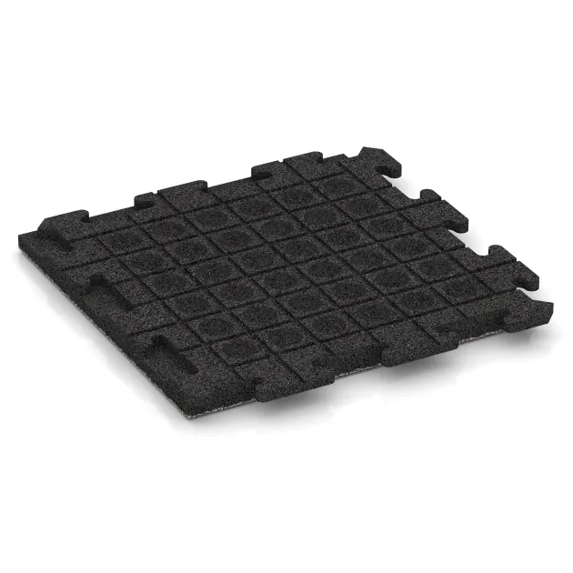 Aufsicht auf die Unterseite, also die Bodenseite von WARCO-Formteil 5795 - Event Floor im Format 500 x 500 x 40 mm.