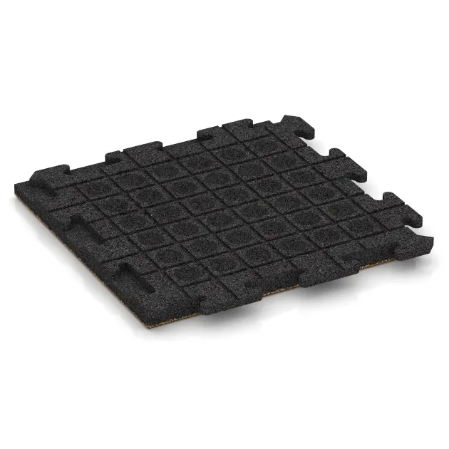 Aufsicht auf die Unterseite, also die Bodenseite von WARCO-Formteil 5806 - Event Floor im Format 500 x 500 x 40 mm.