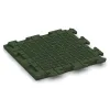 Aufsicht auf die Unterseite, also die Bodenseite von WARCO-Formteil 1406 - Fitness Floor Rubber Tiles Classic im Format 500 x 500 x 40 mm.