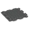 Aufsicht auf die Unterseite, also die Bodenseite von WARCO-Formteil 1251 - Terrace tile Classic im Format 500 x 500 x 30 mm.