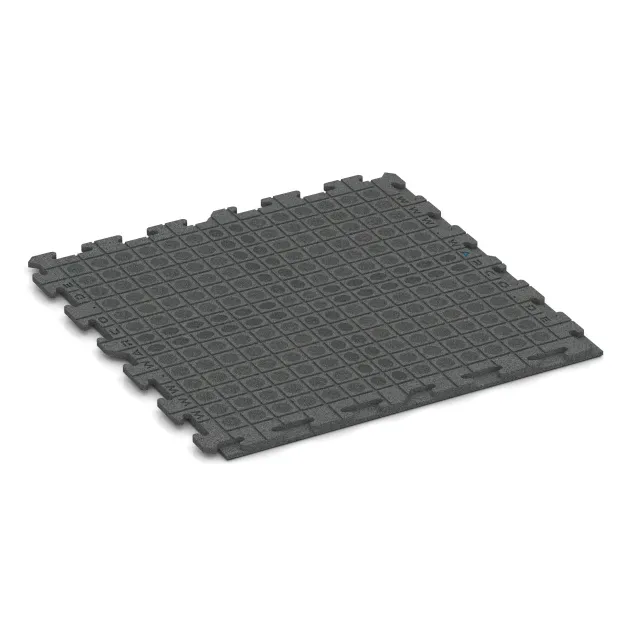 Aufsicht auf die Unterseite, also die Bodenseite von WARCO-Formteil 5753 - Event Floor im Format 1000 x 1000 x 30 mm.