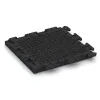 Aufsicht auf die Unterseite, also die Bodenseite von WARCO-Formteil 1468 - Fitness Floor Rubber Tiles Classic im Format 500 x 500 x 50 mm.